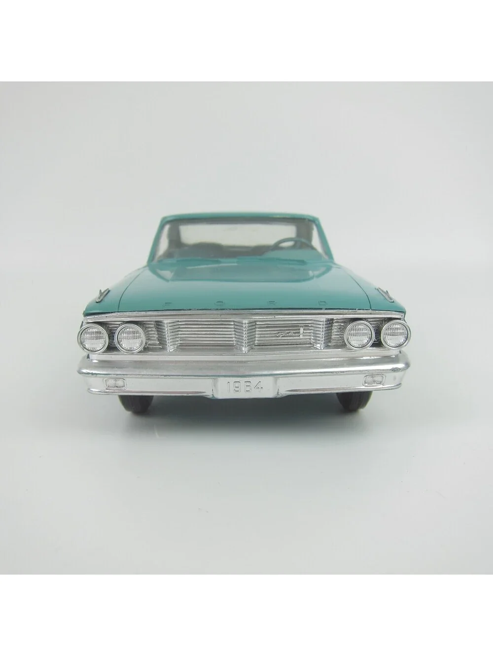 Vintage 1964 Ford Galaxie Sedan Dealer Promo Model Car 500 XL Turquoise Blue